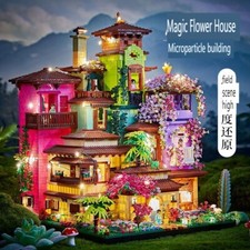 Luxury Magic Flower House Compatible with Lego Assembly Toys and Building Blocks