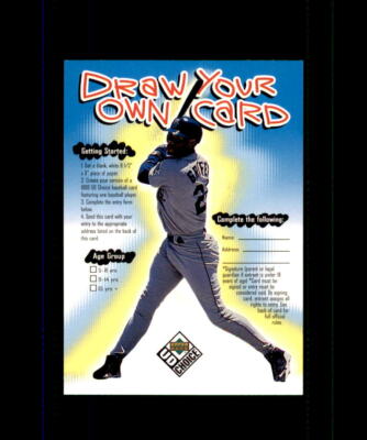 KEN GRIFFEY JR. SEATTLE MARINERS UPPER DECK COLLECTORS CHOICE 1998 DRAW YOUROWN