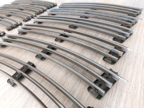 O Gauge HORNBY TRACK 12 x CURVED Rails / 3 Rail Electric Track (F) - Picture 5 of 7