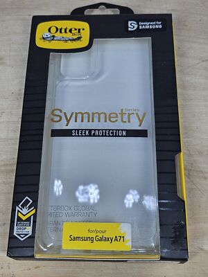 Samsung Galaxy A71 Hülle Klar OtterBox Symmetry Stoßfest Militärqualität Slim