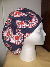 Red Sox Medical Surgical Bouffant Scrub Hat SIZE Medium