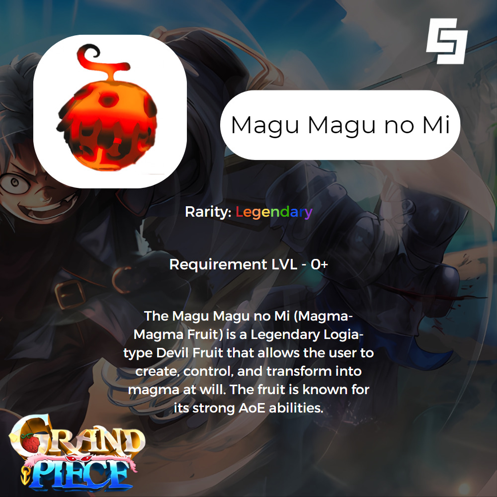 GPOGrang Piece OnlineMagu magu no MiRoblox