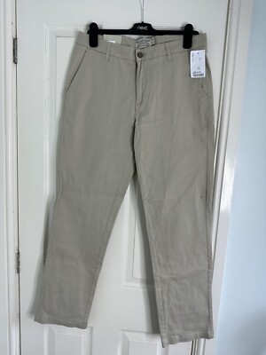 Racing Premium men s Beige Stretch Chino Trouser W32 L32