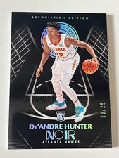 2019-20 Panini Noir De'Andre Hunter Rookie Association Edition Silver Holo /25