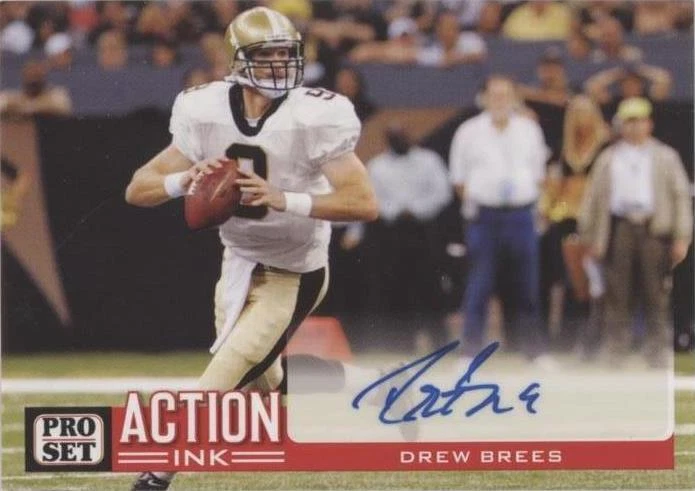 2022 Leaf Pro Set Sports Drew Brees #AI-DB1