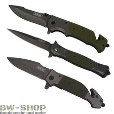 BWuM TASCHENMESSER 3-MODELLE MILITÄR ARMEE BW JAGD MESSER + CLIP OLIV ARMY KNIFE