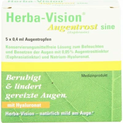 OMNIVISION GMBH HERBA-VISION Augentrost sine Augentropfen 2 ml PZN07666280