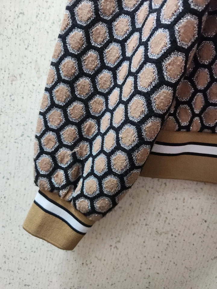 Suéter H&M GP&J Baker X H&M Panal Marrón Talla XS Limpio Hermoso Foto 3 de 4