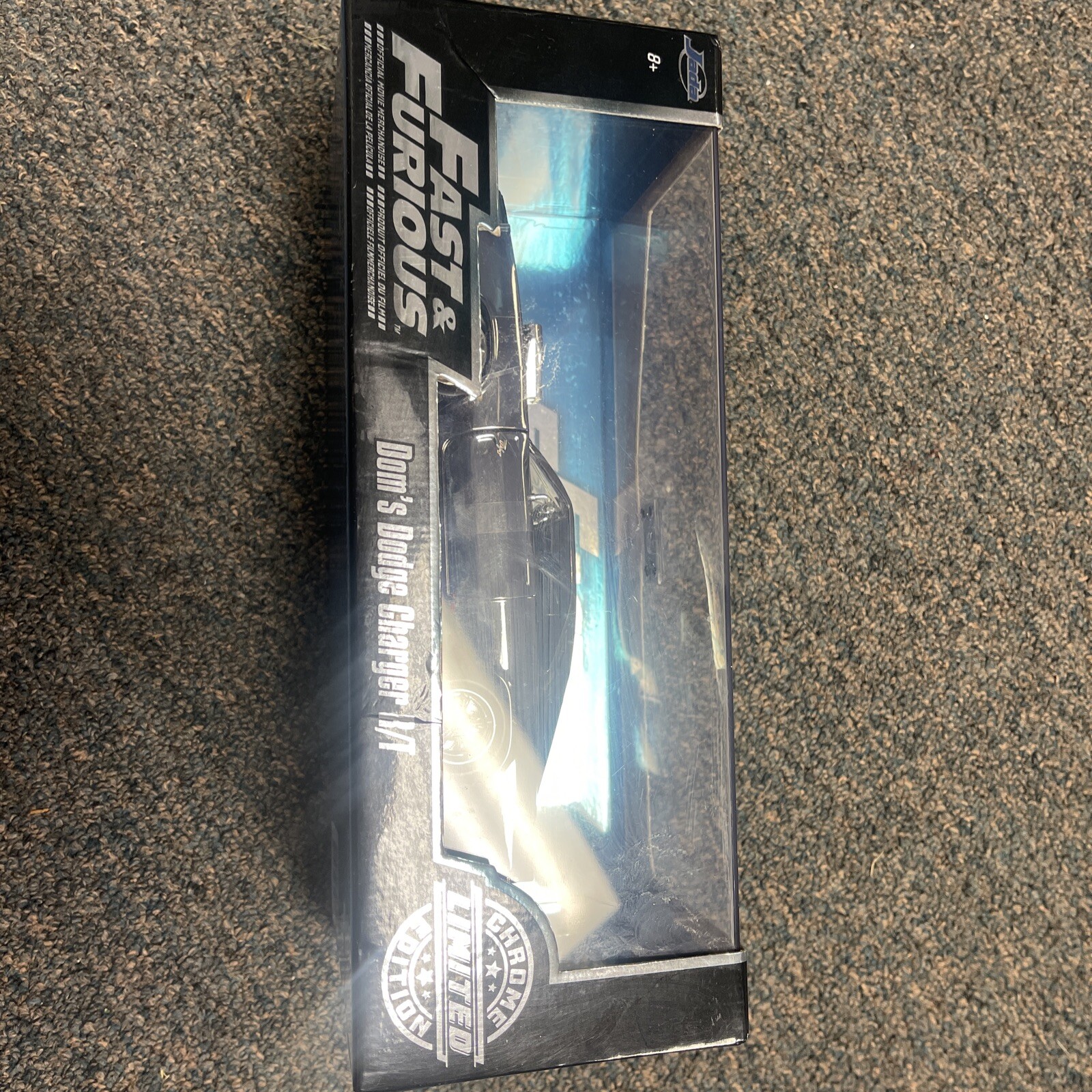 NEW JADA CHROME LIMITED EDITION FAST & FURIOUS DOM'S 70 DODGE CHARGER 1:24 SCALE