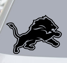 DETROIT LIONS VINYL DECAL STICKER CAR REAR WINDOW BUMPER NFL FOOTBALL TEAM LOGO