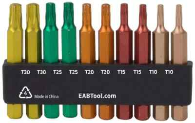 Stay Sharp 2-Inch Asst Torx Bit Clip