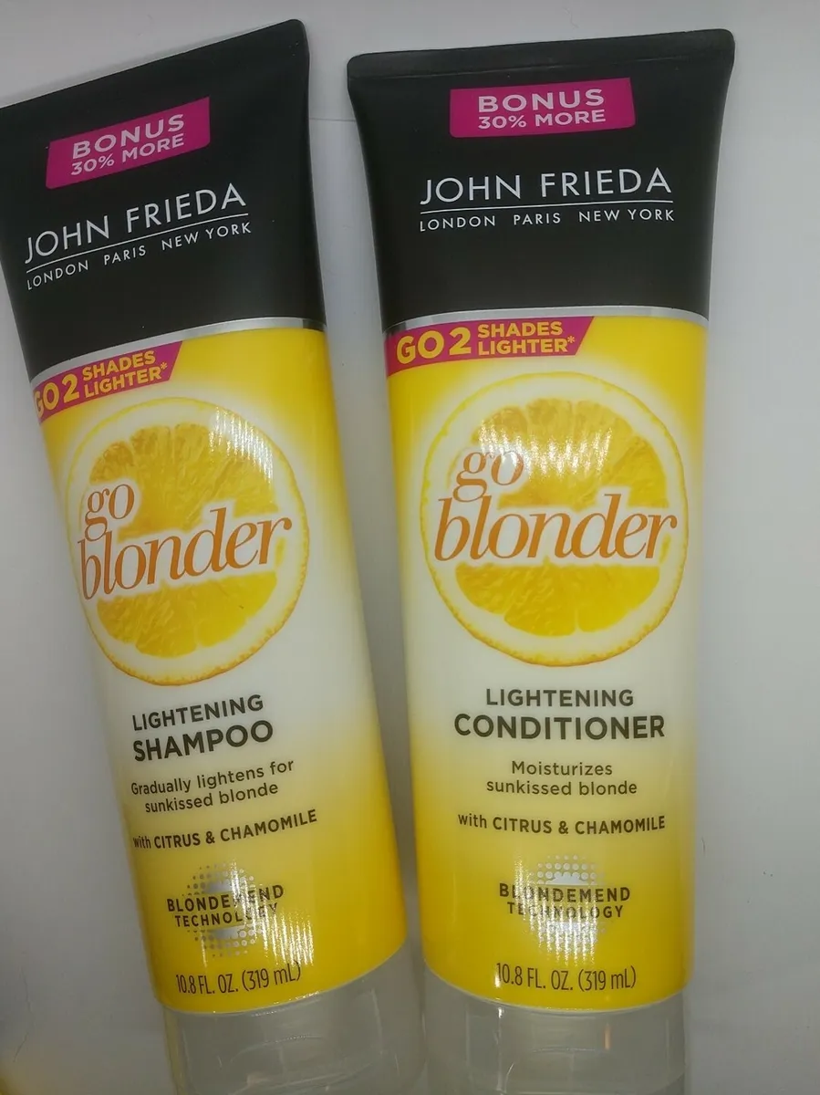 John Frieda Sheer Blonde Go Blonder Lightening Shampoo Conditioner oz | eBay