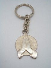 925 Silver Prayer Hands Keychain - Breeze -