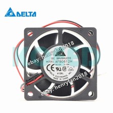 Delta Fan AFB0612H 12VDC 0.15A 60 60 25MM 2wire Ball bearing Chassis Cooling Fan