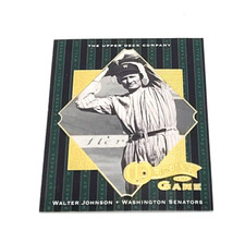 2001 Upper Deck Origins Of The Game Baseball Walter Johnson Senators #55