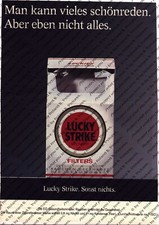 Lucky Strike Werbung Anzeige Reklame