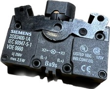 Siemens 3SB3400-1A lamp socket/lamp holder 250V 2.5W