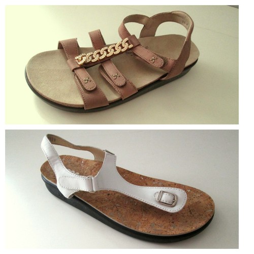 SAS White or Jeweled Mocha Brown Fastener & Loop C