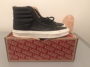 leather vans sk8 hi