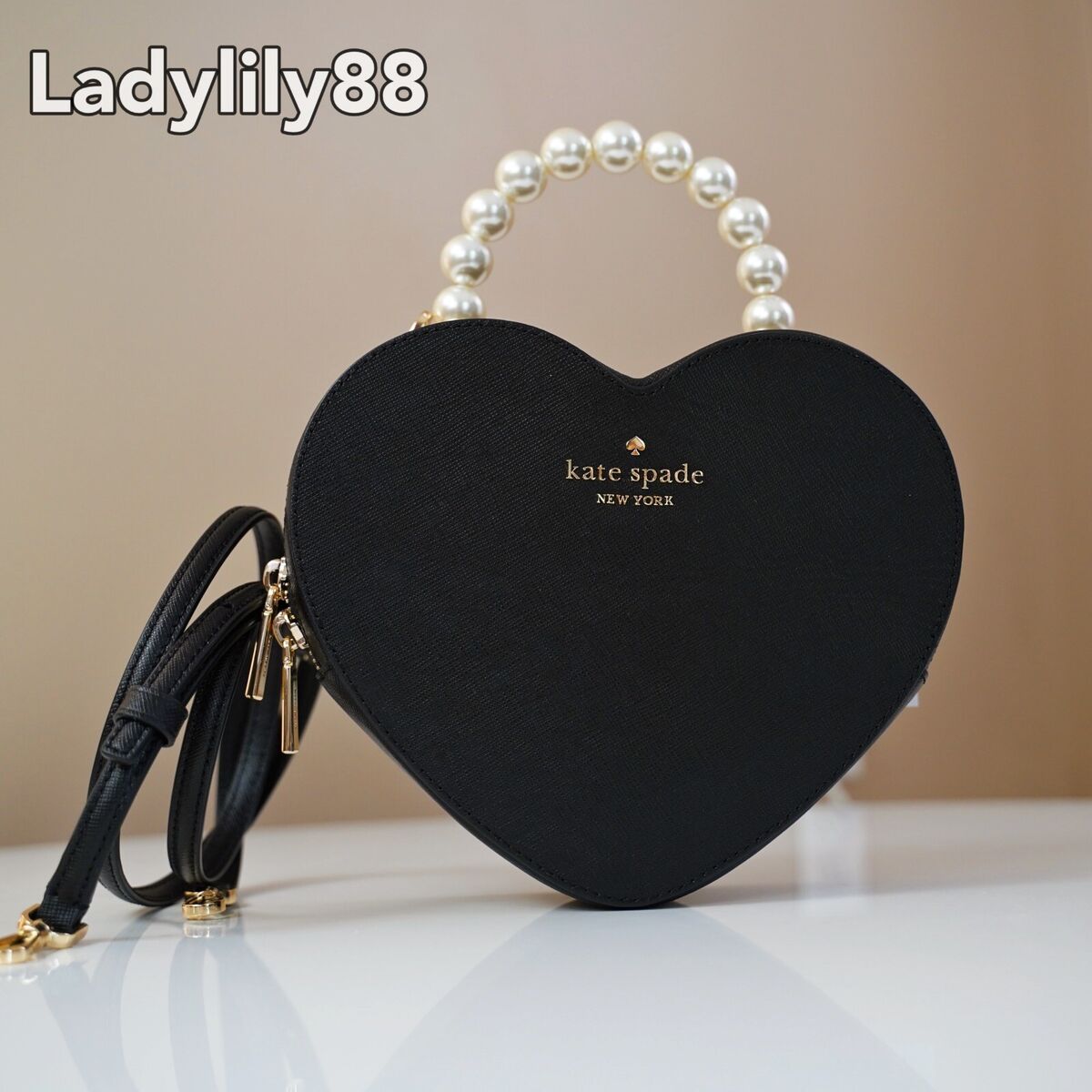 NWT Kate Spade KF516 Love Shack Heart Pearl Crossbody Purse NWT Kate Spade KF516 Love Shack Heart Pearl Crossbody Purse