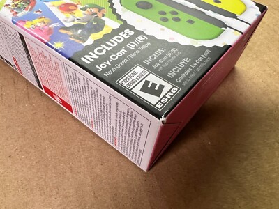 Super Mario Party with Neon Green/Yellow Joy Con Nintendo Switch