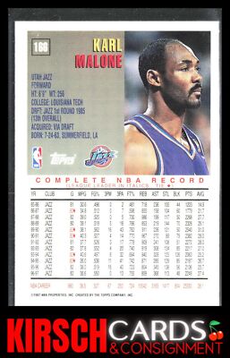 Karl Malone 1997-98 Topps #166 Utah Jazz | eBay