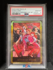 PSA10 Heroines Edition Special Set Kindon One Piece Card