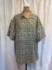 Vintage Men's Pierre Cardin Button Down Cotton Shirt Orig Label Great MCM Fabric