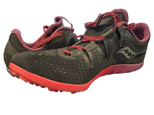 JORDAN Saucony Donna Carrera XC3 Flat Mesh Running Nero US 8 (scarpa campione)