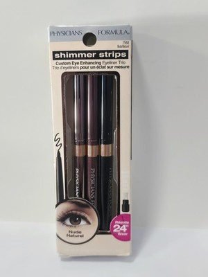 Physicians Formula Shimmer Strips Custom Eye Enhancing Eyeliner Trio, Nude Eyes,