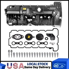 11127552281 Engine Valve Cover Compatible with BMW N52 E70 E82 E90 E91 Z4 X3 X5