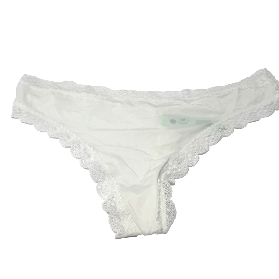 Honeydew Intimates Aiden Thong 3-Pack Lace Trim Nude White Black Large L - Image 4 of 4