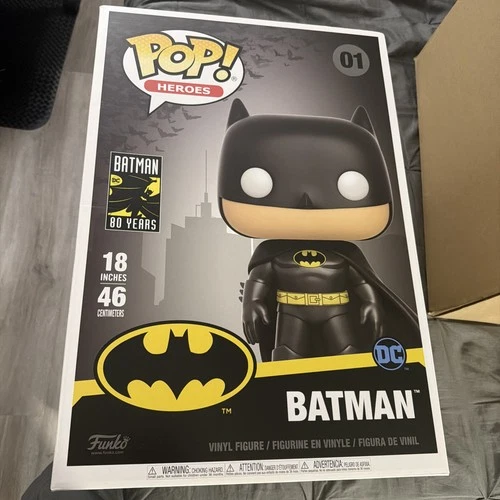 Funko Pop Heroes 01 DC Giant Batman 18 Inch Large Vinyl Figure *never displayed*