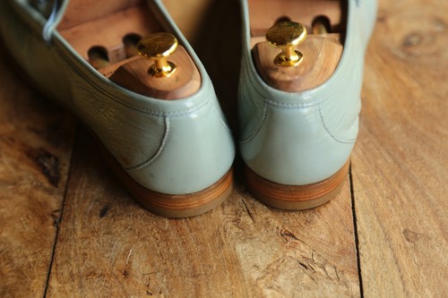 Gucci Blue Patent Leather Brass Bit Shoes Loafers Men's UK 8.5 US 9.5 EU 42.5 - Picture 8 of 11