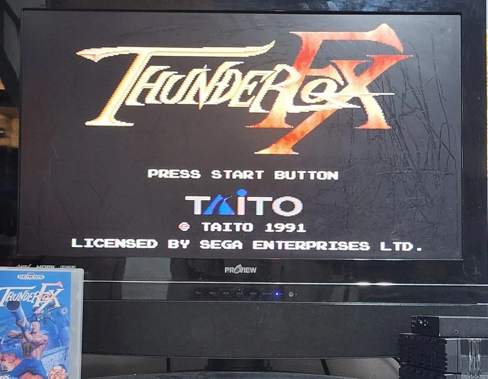 Thunder Fox (Sega Genesis) Complete CIB Authentic TESTED - Image 4 of 4