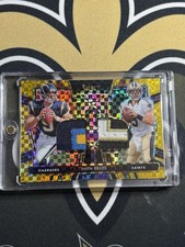 2024 Panini Select MP-DBS Drew Brees Gold Multiverse Dual Patch. /10 Saints HOF