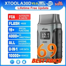 XTOOL A30D OBD2 Scanner Bluetooth Bidirection...