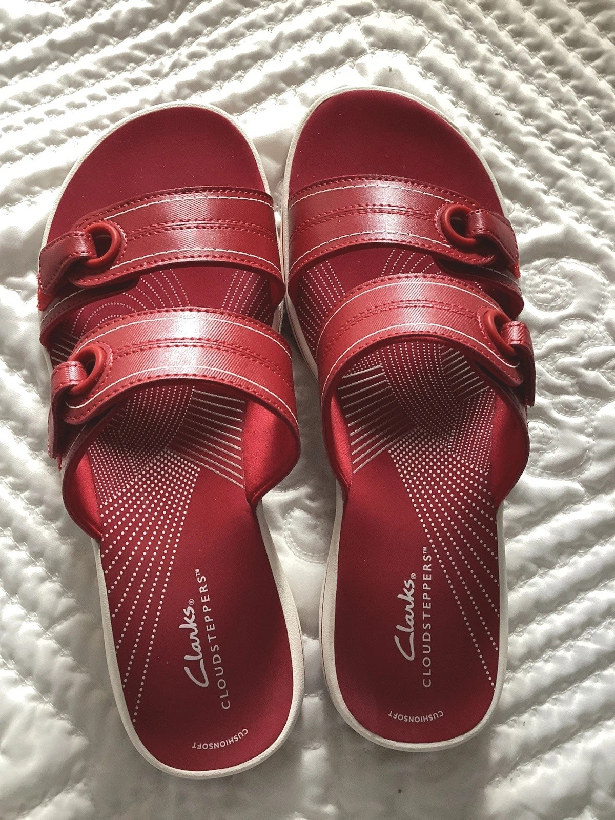 Sandali Clarks Cloudsteppers Breeze Faye Berry regolabili taglia 9 M