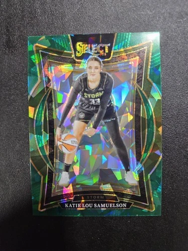 Panini Select 2025 Katie Lou Samuelson #53 Concourse Green Prizm