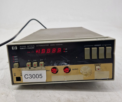 HP  8158B  OPTICAL  ATTENUATOR    1300/1550nm      C   3005    181