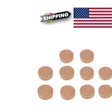 Durable Cork Pads for Water Key Trumpet Set of 10 9 mm Diameter 4 mm Thick