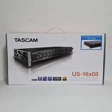 Tascam US-16x08 USB Audio/MIDI Interface in Excellent Condition w/ Original Box