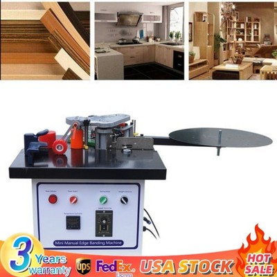 1200W Self Cutting Edge Banding Machine Double Gluing Edge Banding Machine SALE