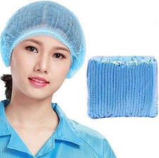 Disposable Blue Bouffant Caps 100 Pcs : Passionately Built for Medical  Home.