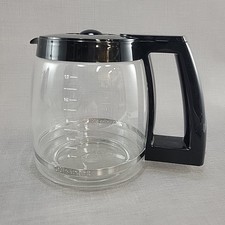 Cuisinart 12 Cup Coffee Maker Replacement Carafe Glass Pot Black