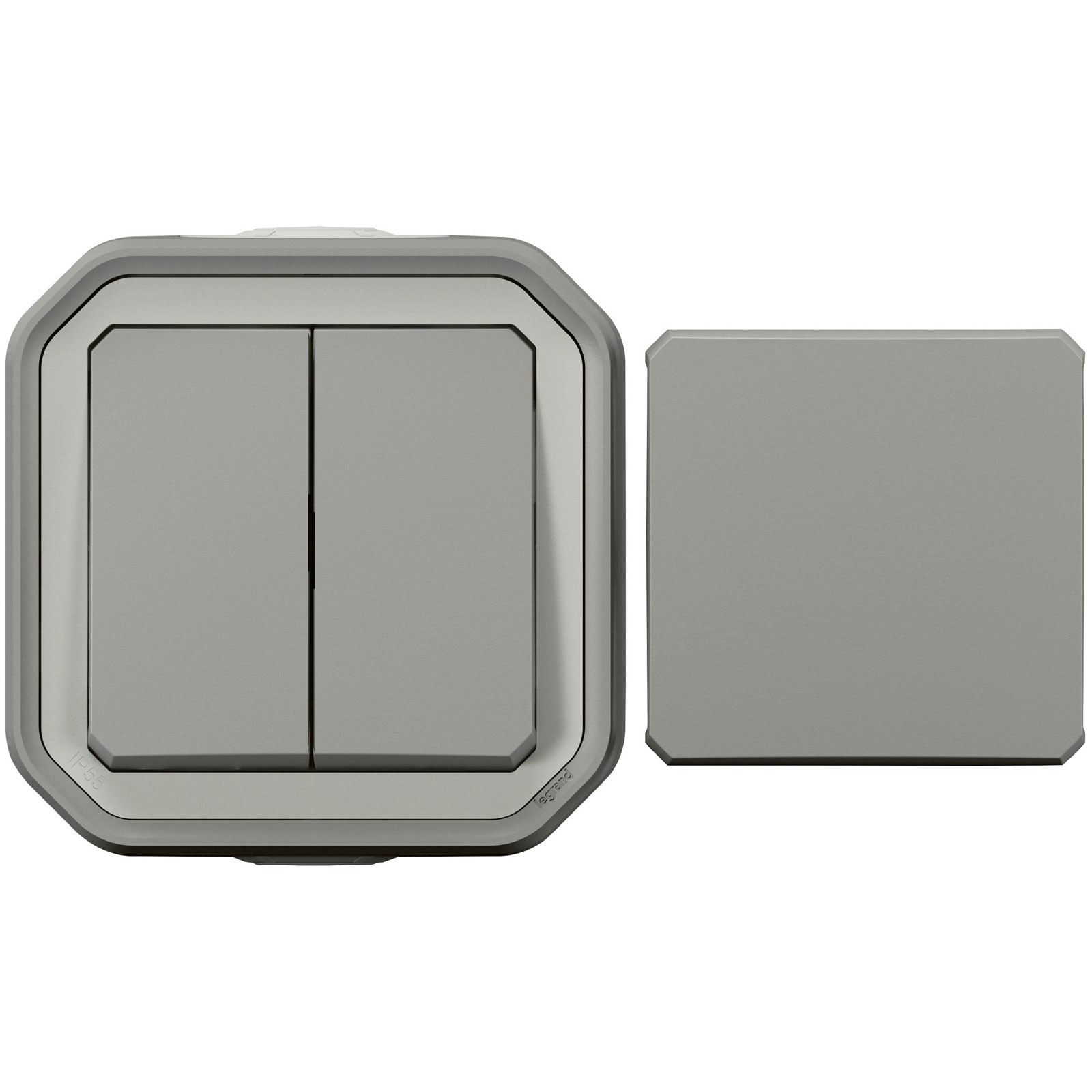 Legrand Plexo Switch Grey IP55 IK08 10AX Toggle/Button