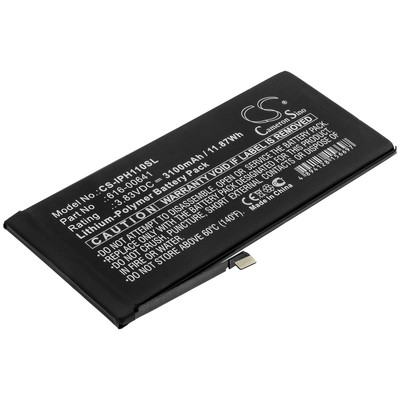 Akku für Apple A2111 A2221 iPhone 11 616-00641 3100mAh 3,83V