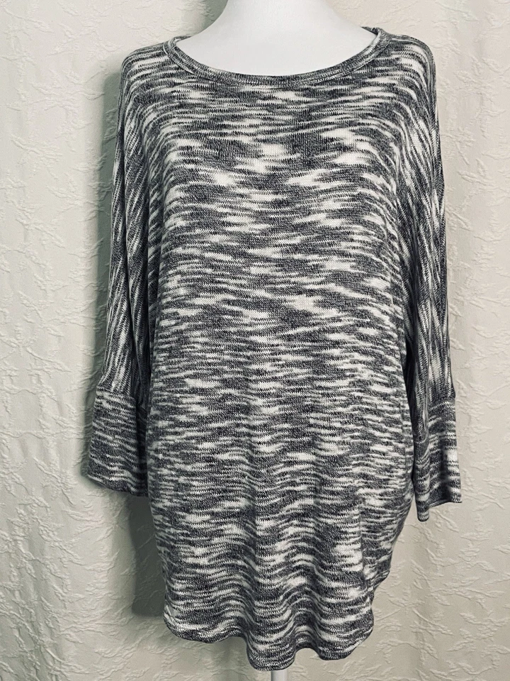 Blusa de malha Stitch Fix Market & Spruce Sawyer Space Dye Dolman feminina tamanho G NOVA - Imagem 2 de 4