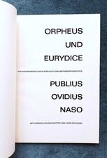 Hans Orlowski "Orpheus und Eurydice" mit 14 Holzschnitten - Folio!