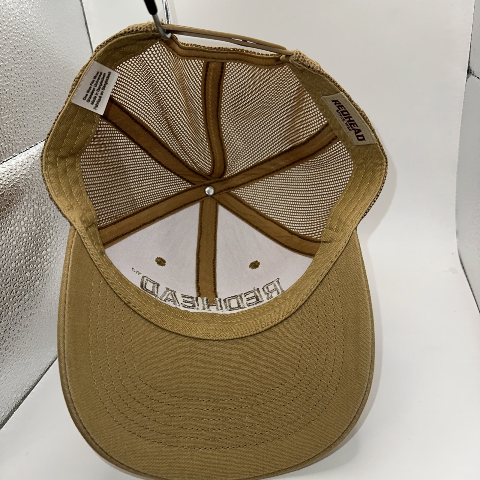 Redhead Hat Cap Snap Solid Light Brown  One Size … - image 9